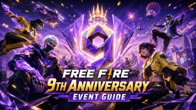 Free Fire 9th Anniversary Event Guide 2026: Claim Free Magic Cube, Epic Rewards & OB54 Updates