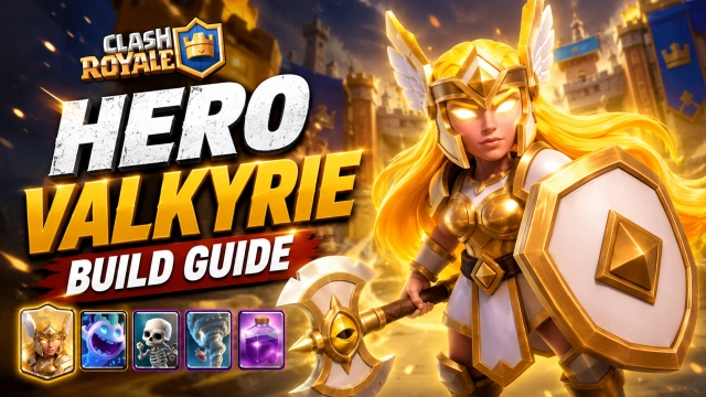 Clash Royale Hero Valkyrie Build Guide: Best Decks, Ability, Counters & Strategy