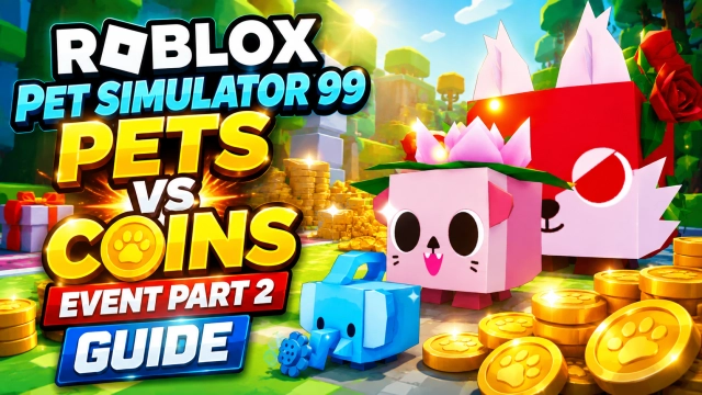 Roblox Pet Simulator 99 Pets vs Coins Event Part 2 Guide