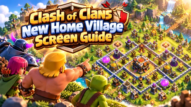 Clash of Clans New Home Village Screen Guide: All UI Changes and Where to Find Every Feature