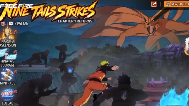 Free Fire x Naruto Shippuden Event Guide: Hinata, Nine Tails & Pick-One Grand Prize