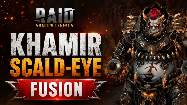 RAID Shadow Legends Khamir Scald-eye Fusion Build Guide Skills, Gear & Is He Worth It