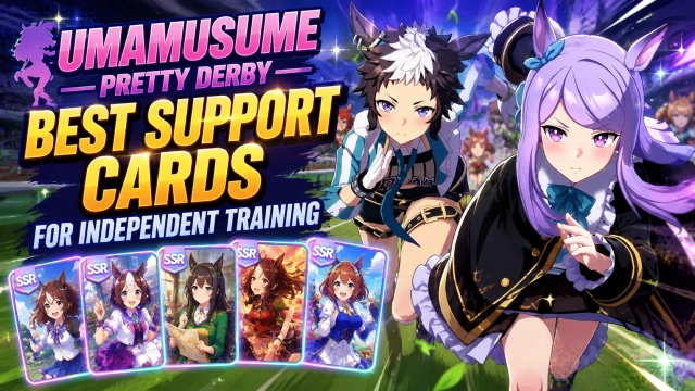 Umamusume Pretty Derby Best Support Cards for Independent Training
