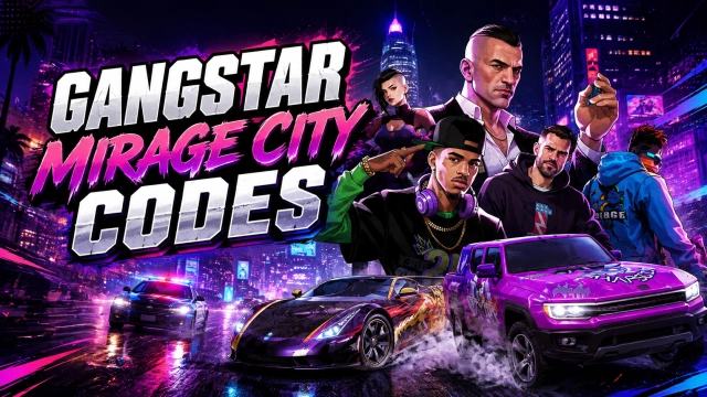 Gangstar Mirage City Codes - August 2026