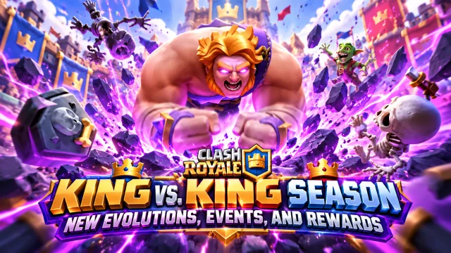 Clash Royale King vs. King Season: New Evolutions, Events, and Rewards