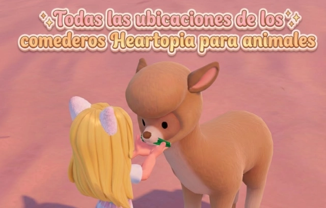 Todas las ubicaciones de los comederos Heartopia para animales