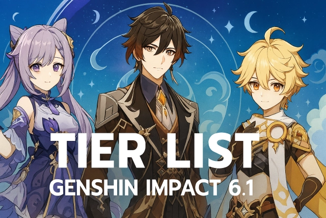 Guía de Personajes  de Genshin Impact 6.1: Tier List para Noviembre 2025