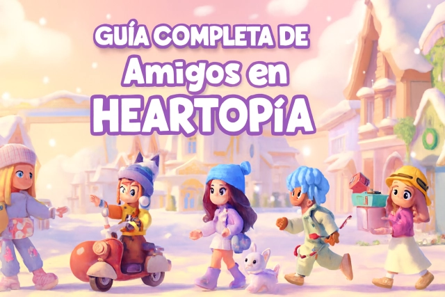 Guía Completa de Amigos en Heartopia — Niveles, Servidores Privados y Tips