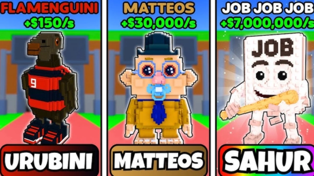 ¡Colección total! Todos los nuevos Brainrot desbloqueados en Steal a Brainrot