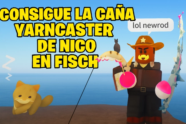Consigue la caña Yarncaster de Nico en Fisch resolviendo el enigma de la señora de los gatos