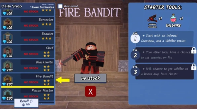 Guía completa de clases en 99 Noches en el Bosque de Roblox