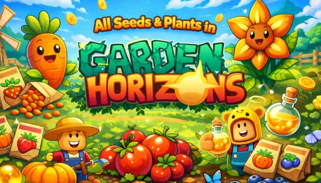 Guía de Herramientas en Garden Horizons: Todos los Gears, Precios y Efectos