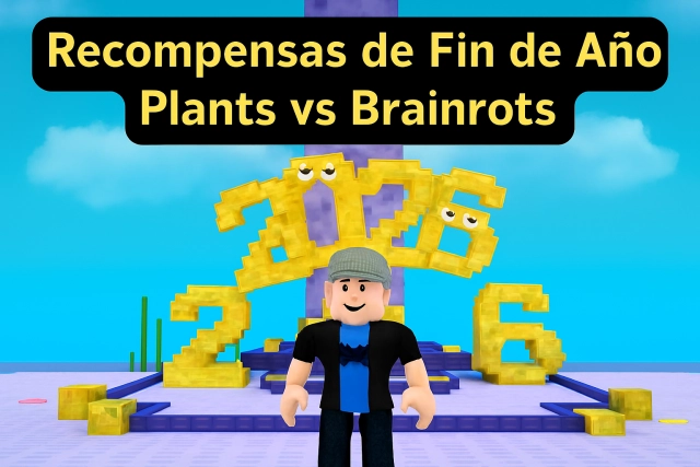Cuenta regresiva de Año Nuevo en Plants vs Brainrots – Cómo conseguir el exclusivo Del Blingo 2026