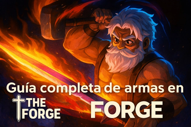 Guía completa de armas en The Forge: cómo crearlas paso a paso