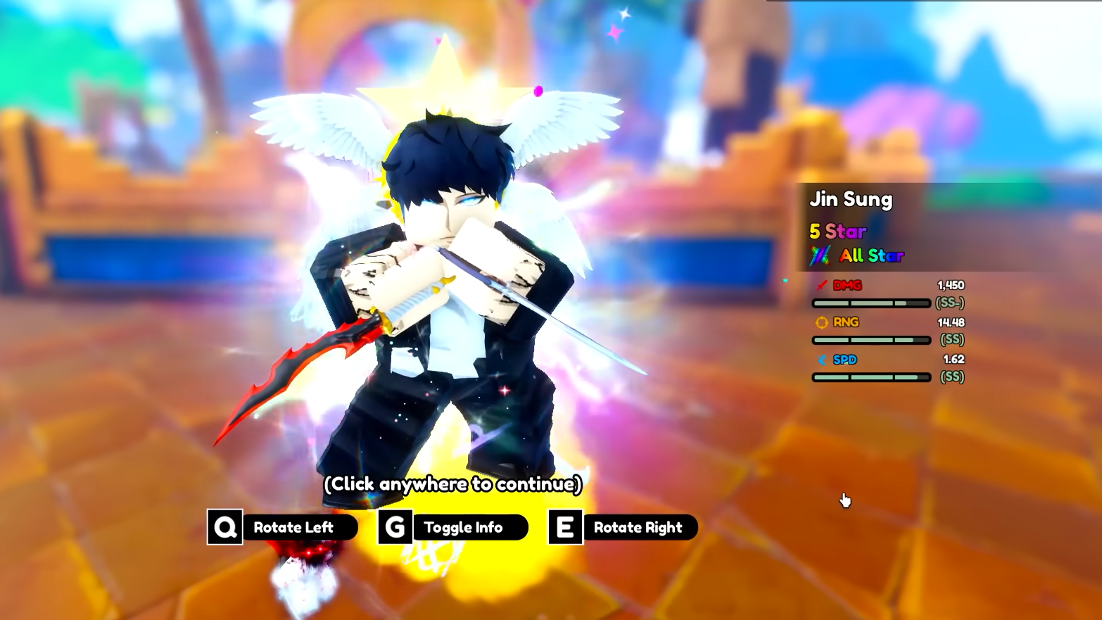 Sung Jin-Woo & Igris dominan All Star Tower Defense: Rango SSS