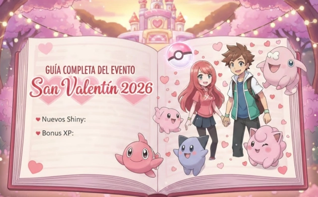 Guía completa del evento de San Valentín 2026 en Pokémon GO