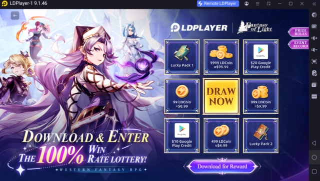 Guía Inicial de Fantasy of Light: Lanzamiento Oficial, Bonificación Exclusiva de LDGame y Cupón de 20% menos