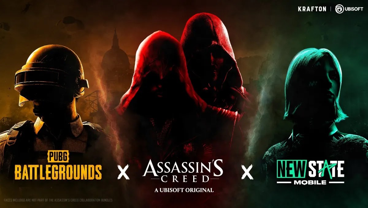La collaboration PUBG Battlegrounds x Assassin's Creed x New State Mobile commence le 17 août