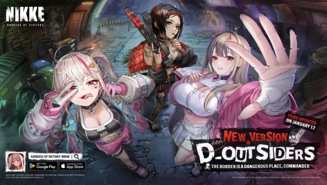 Goddess of Victory: Nikke commence l'événement D-Outsiders le 12 janvier et Patch Preview