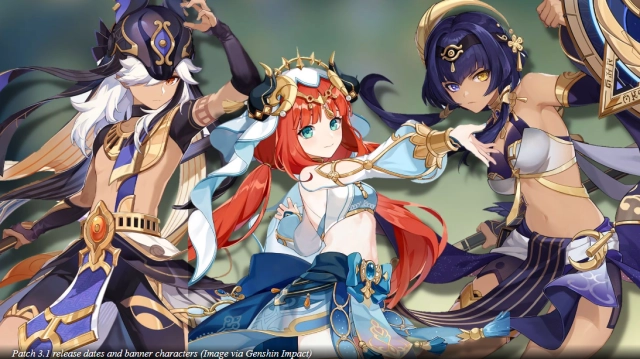 Genshin Impact 3.1 - Plus d'événements, de bannières et de régions désertiques à venir