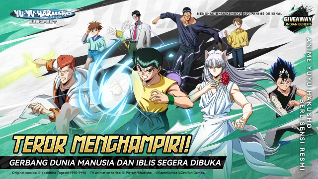 “Yu Yu Hakusho·Slugfest” resmi dirilis di Thailand dan Indonesia! Dapatkan 1M Hadiah Pra-registrasi!