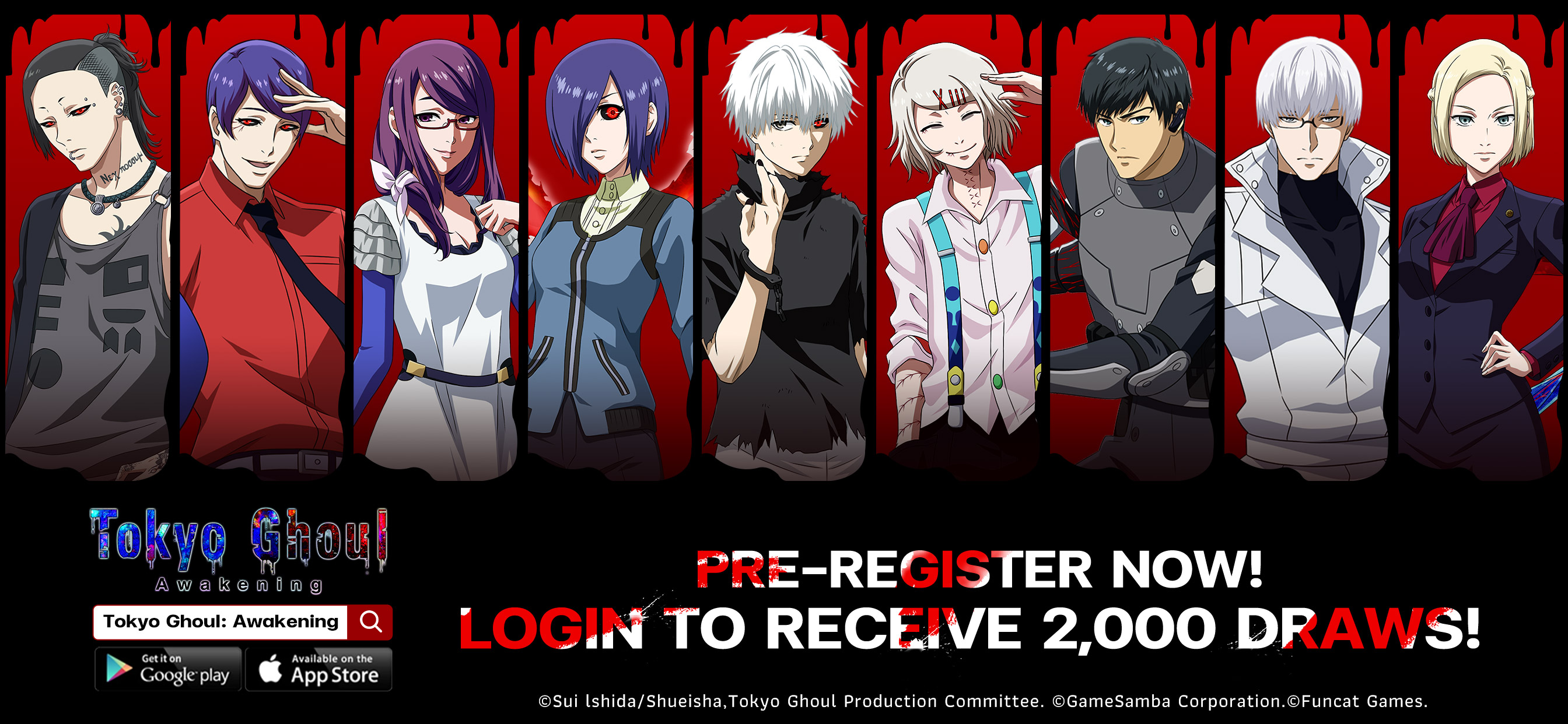 Tokyo Ghoul: Awakening เปิดลงทะเบียนบนสโตร์ไทยแล้วแล้วพบกันเร็วๆนี้