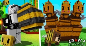 Roblox Grow a Garden อัปเดตกิจกรรมกับราชินีผึ้งและกิจกรรมฝูงผึ้ง