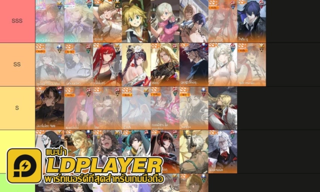 อัปเดตล่าสุด Dragon Raja ReRise (SEA) แนะนำ Tier List ตัวละครน่าปั้น มือใหม่!! มีติดไอดีใช้ได้ยาวๆ