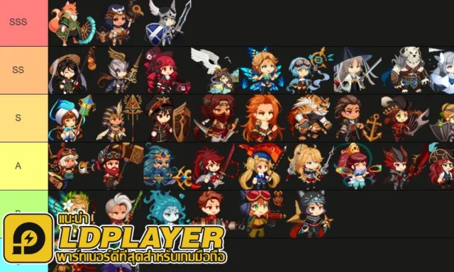 Airship Knights: Zero (SEA) แนะนำ Tier List ตัวละครน่าปั้น ตัวไหนเก่งแบกทีมช่วงต้นเกมท้ายเกม เก่งมากใช้ได้ยาวๆ