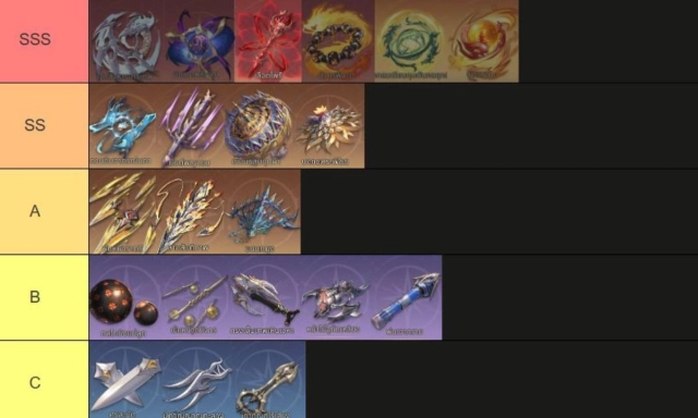 Soul Land Time Reversed (SEA) TierList อาวุธลับน่าปั้น มือใหม่!! อันไหนเก่งมากใช้ได้ยาวๆ