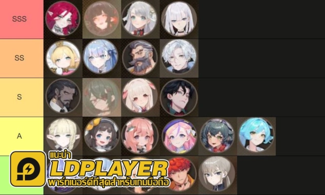 Star Sailors (Global) Tier List ตัวละครน่าปั้น ตัวไหนเก่งแบกทีมช่วงต้นเกมท้ายเกมเก่งมากใช้ได้ยาวๆ