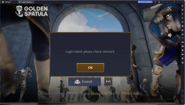 วิธีการแก้ไขไม่สามารถเข้าสู่ระบบเกม Golden Spatula