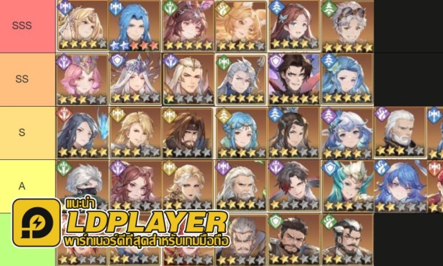 Soul Land: Time Reversed (SEA) TierList ตัวที่ควรปั้น เก่งทั้ง PVE และ PVP แบกทีมยาวๆ