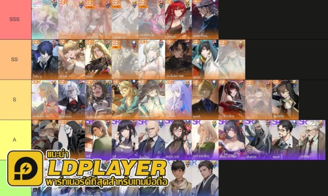 Dragon Raja ReRise (SEA) แนะนำ Tier List ตัวละครน่าปั้น มือใหม่!! มีติดไอดีใช้ได้ยาวๆ