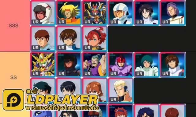 อัปเดตล่าสุด!! SD Gundam G Generation ETERNAL จัด Character Tier List คนขับหุ่นที่น่าปั้นใช้เก่งสุดๆ