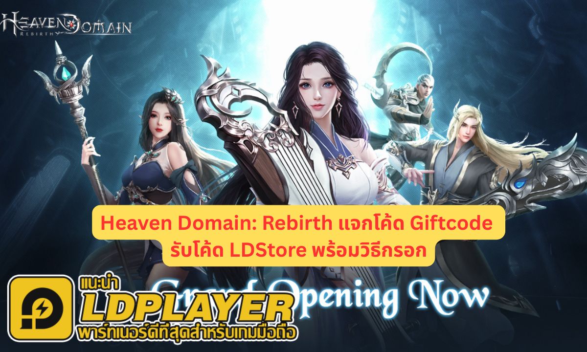 Heaven Domain: Rebirth แจกโค้ด Giftcode รับโค้ด LDStore พร้อมวิธีกรอก
