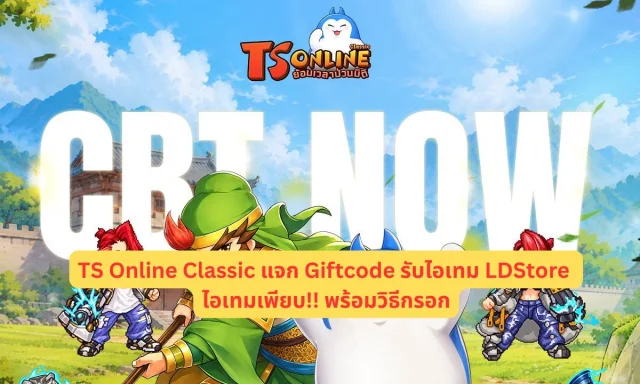 TS Online Classic แจก Giftcode รับไอเทม LDStore ไอเทมเพียบ!! พร้อมวิธีกรอก