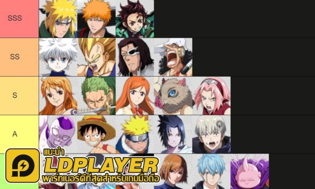 JUMP ASSEMBLE ศึกรวมพลังฮีโร่ TierList ตัวละครน่าเล่นตัวไหนเก่งเล่นง่าย มือใหม่!!