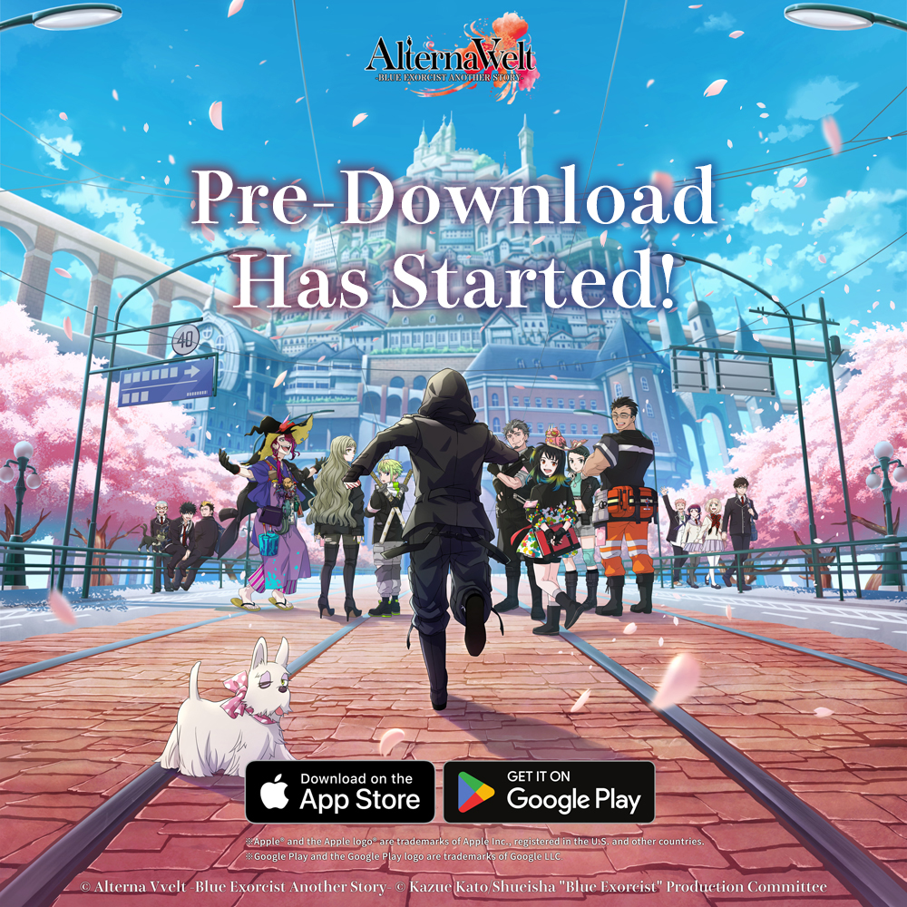 AlternaVvelt Blue Exorcist AS (SEA) เปิดดาวน์โหลดล่วงหน้าแล้วตอนนี้!!