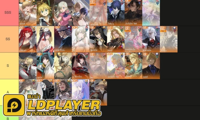 อัปเดตล่าสุด Dragon Raja ReRise (SEA) แนะนำ Tier List ตัวละครน่าปั้น มือใหม่!! มีติดไอดีใช้ได้ยาวๆ
