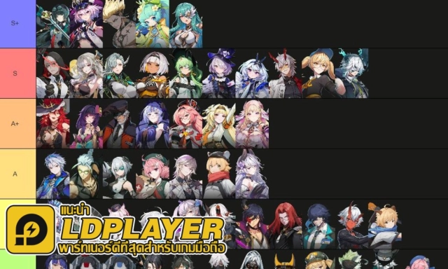 อัปเดตล่าสุด Etheria Restart Tier List ตัวละครน่าปั้น ตัวไหนเก่งแบกทีมเก่งมากใช้ได้ยาวๆ