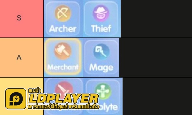 Ragnarok : The New World (SEA) Tier List สายฟรีอาชีพไหนเก่งสุด แนะนำอาชีพสุดเก่ง!!