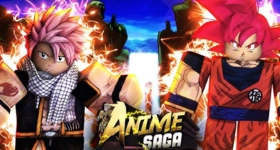 Roblox Anime Saga Codes กรกฎาคม 2025 อัปเดตเรื่อยๆ