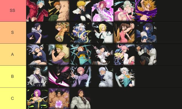 The Seven Deadly Sins: Origin (Global) TierList Reoll เก่ง PVE&PVP มือใหม่!! ติดไอดีใช้ได้ยาวๆ