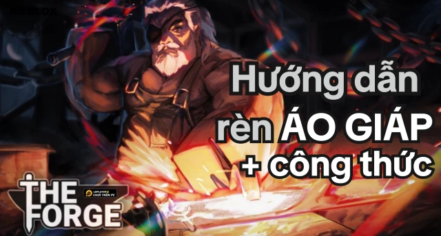 Công thức và Cách chế tạo Áo Giáp trong Roblox: The Forge