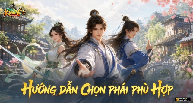 Kiếm Vũ Sơn Hà: Hướng Dẫn Chọn Phái Phù Hợp