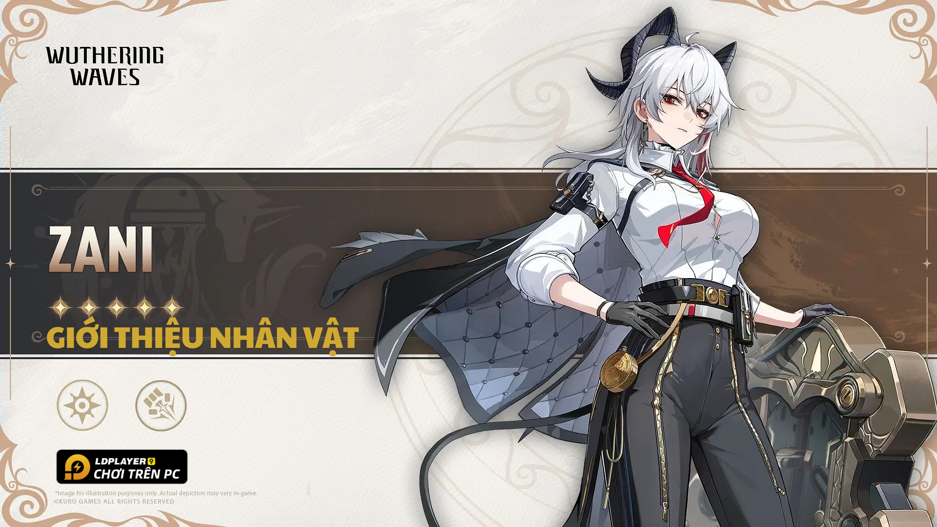 Wuthering Waves: Hướng dẫn build Zani và đội hình khuyến nghị