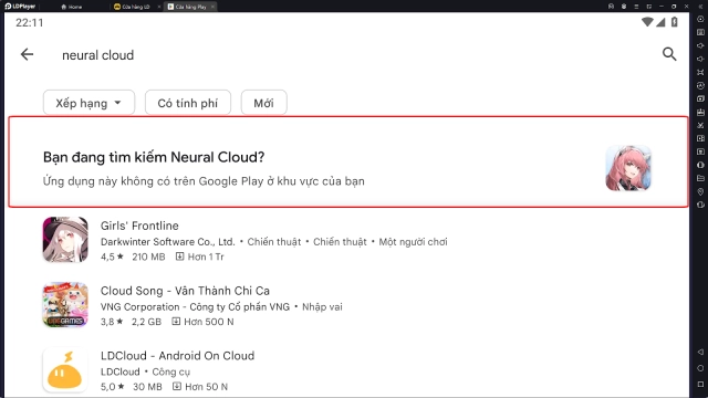 『HƯỚNG DẪN』Cách tải NEURAL CLOUD trên PC & Cách giải quyết CH Play báo lỗi mục này không có sẵn ở quốc gia của bạn