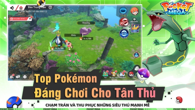 Pocket Mega: Top Pokémon Đáng Chơi Cho Tân Thủ