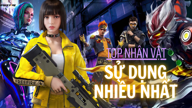 Garena Free Fire: Top nhân vật mạnh được sử dụng nhiều nhất năm 2025